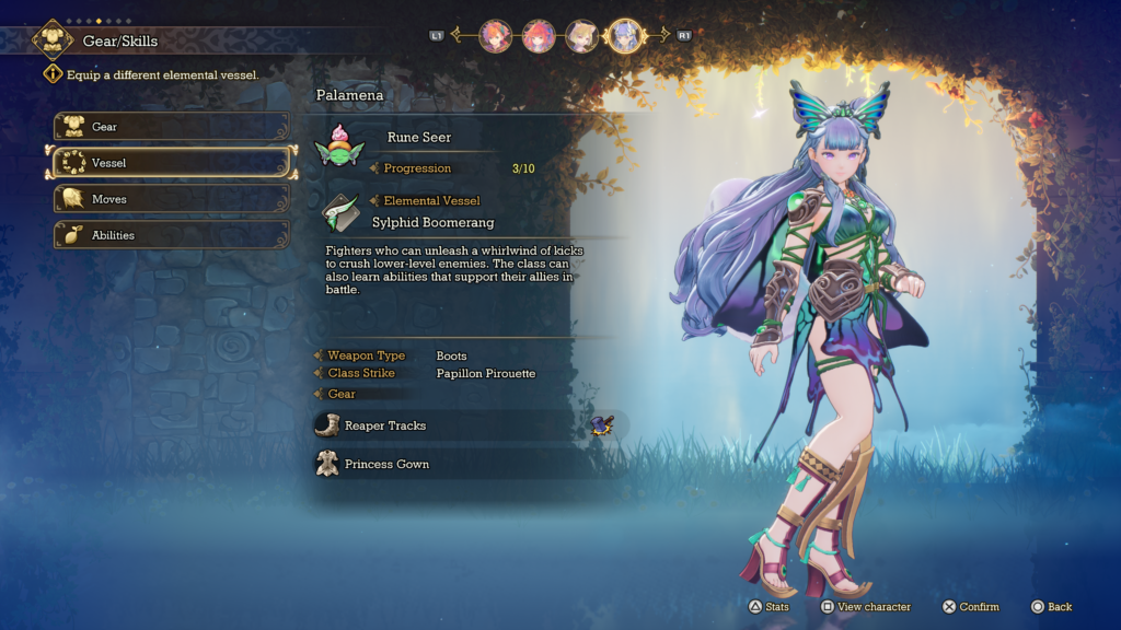 Visions of Mana gear